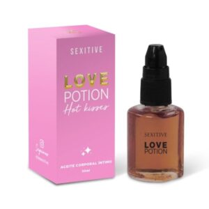 Aceite para Masaje Love Potion Champagne y frambuesa 30 ml