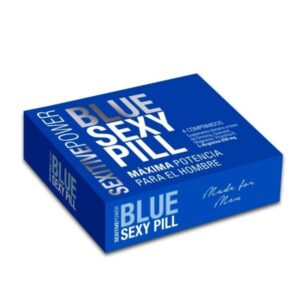 Capsulas Vigorizantes Masculinas Blue Sexy Pill x4